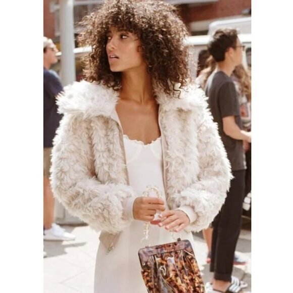 Reformation Jackets & Blazers - Reformation Freddie Faux Fur Bomber Jacket